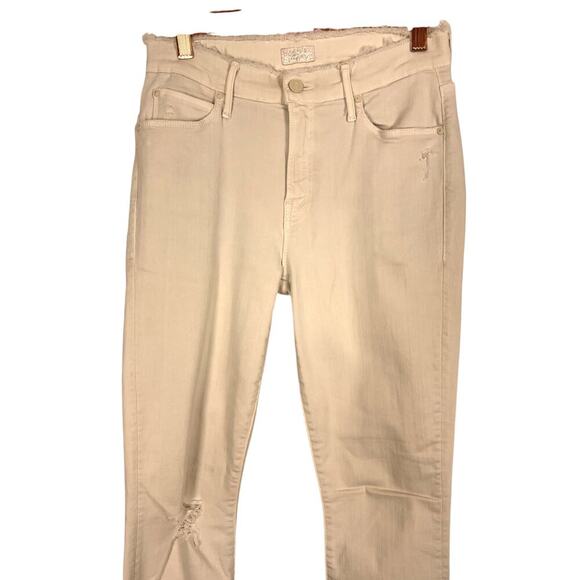 MOTHER The Double Fray Charmer in Sexy Just Walked Into Town Skinny Jeans SZ 27 - Picture 3 of 12